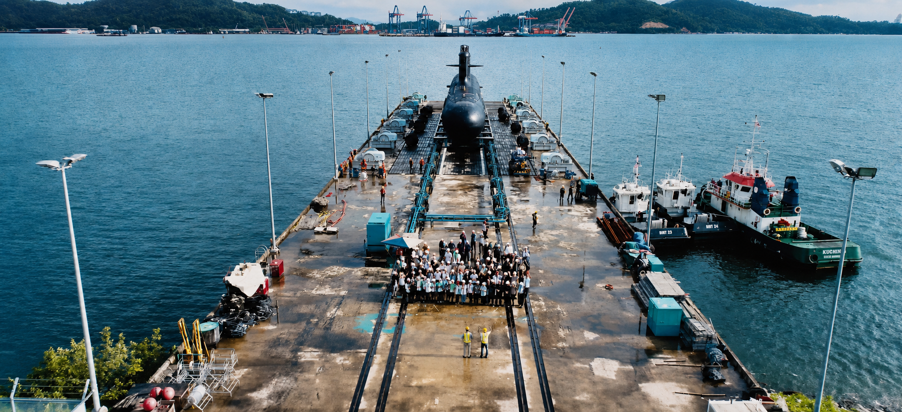 Malaysian naval dockyard and submarine public-sector project